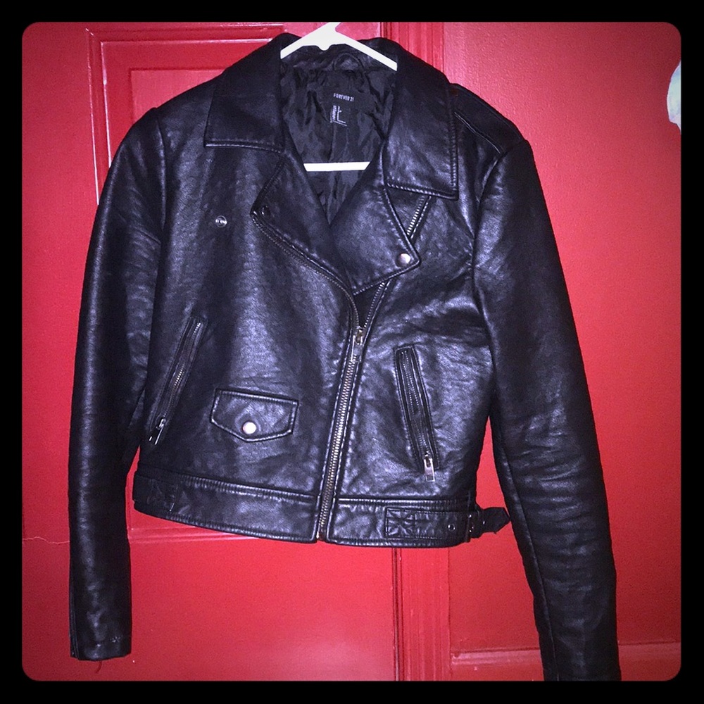 Faux Leather Jacket